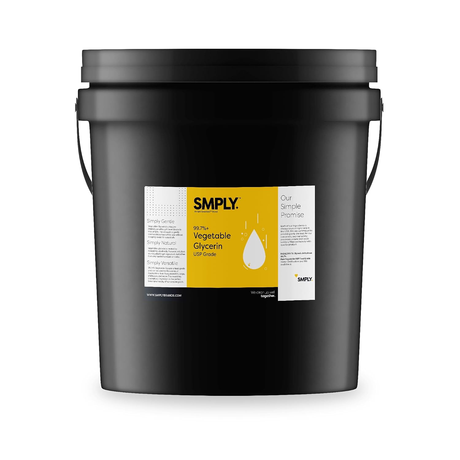 Vegetable Glycerin USP 99.7 Pure - (5 Gallon Pail)