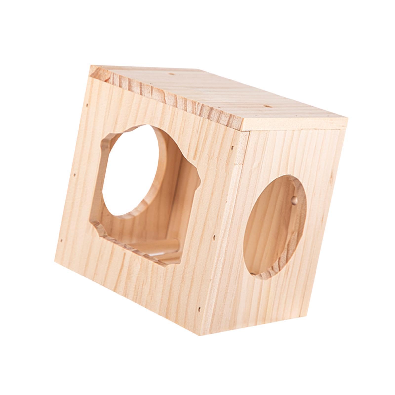 Bird House Ventilation Wooden Bird Habitat Box for Garden Viewing Garden Patio Decor SHome & Garden|Yard, Garden & Outdoor Living|Bird & Wildlife Accessories|Birdhouses-image-19