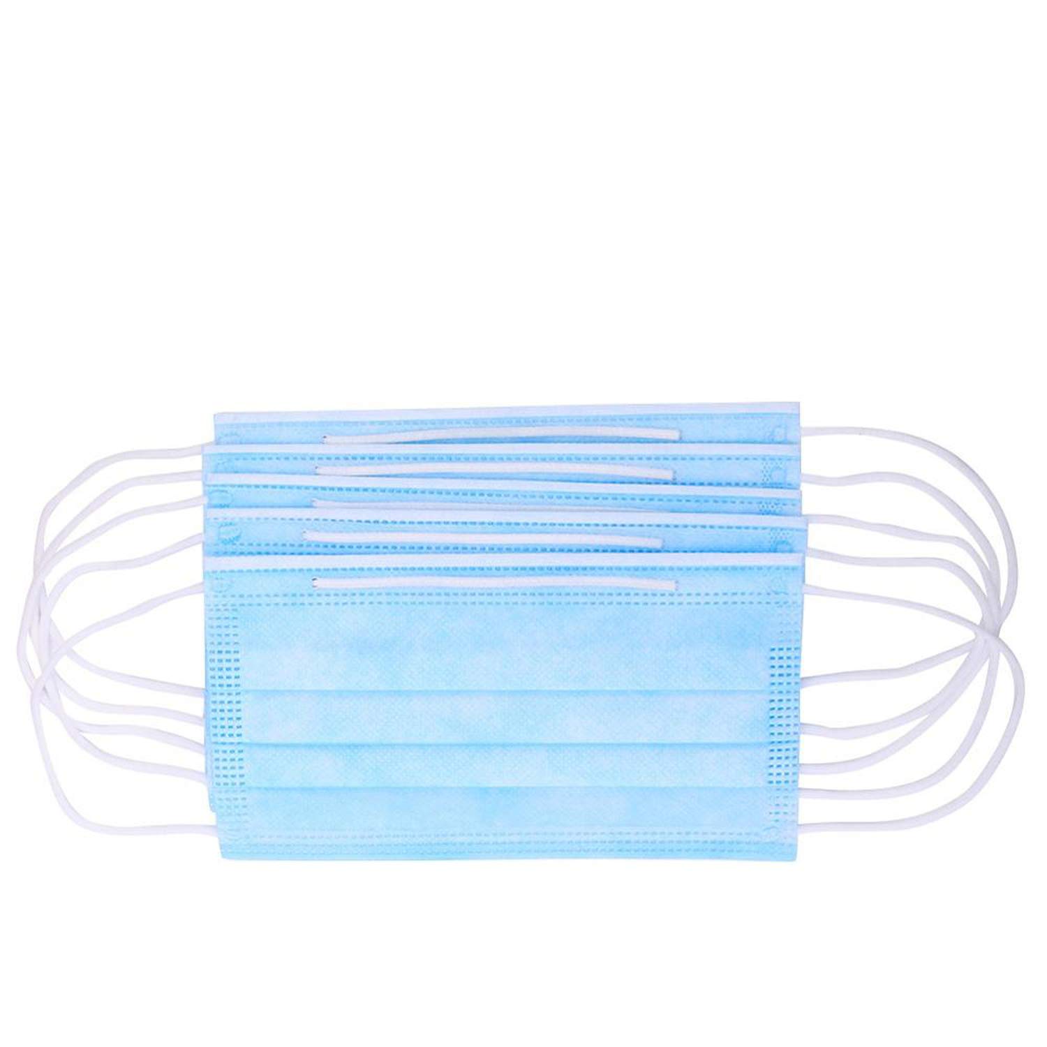 Fostudork 20pcs Pack Disposable Face Mask Respirator Breathable Proof Respirator Mask Cover Non-Woven Mask