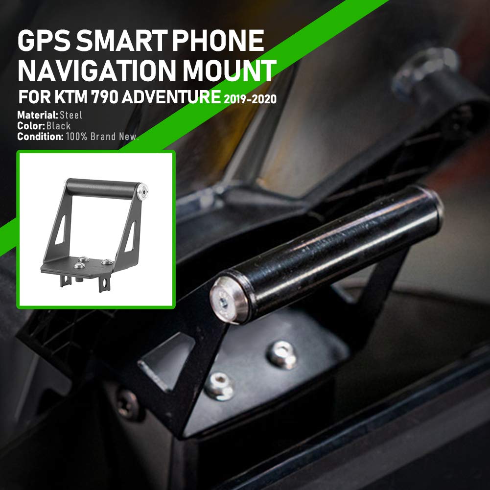 Support GPS Moto KIMISS - Fixation Téléphone Navigation Pour KTM 790 Adventure 2019-2021 - Barre 12/22mm