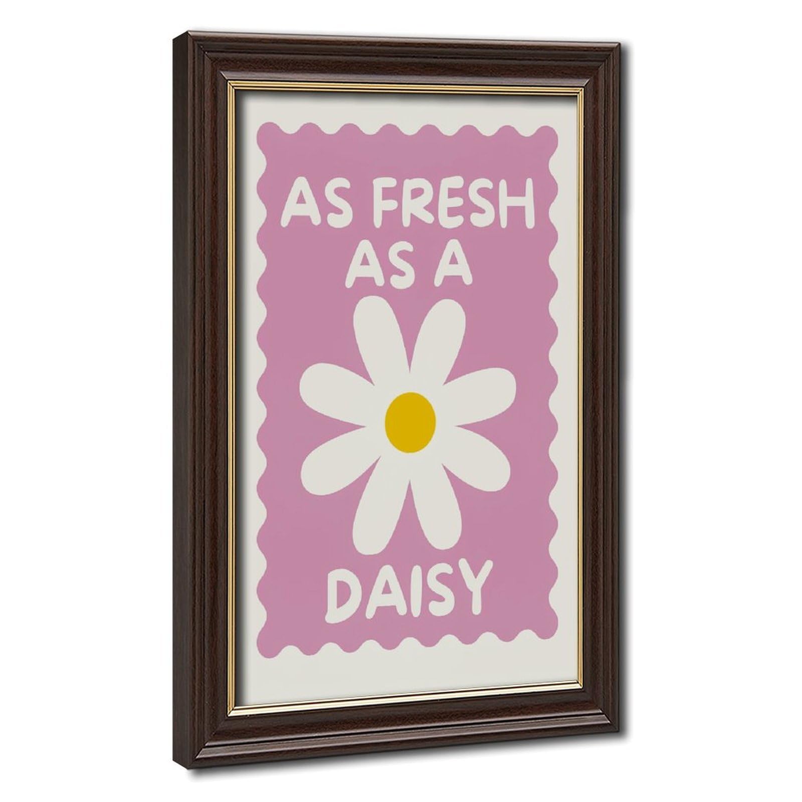 AYINUER As Fresh As A Daisy Canvas Poster for Office Decor Gift