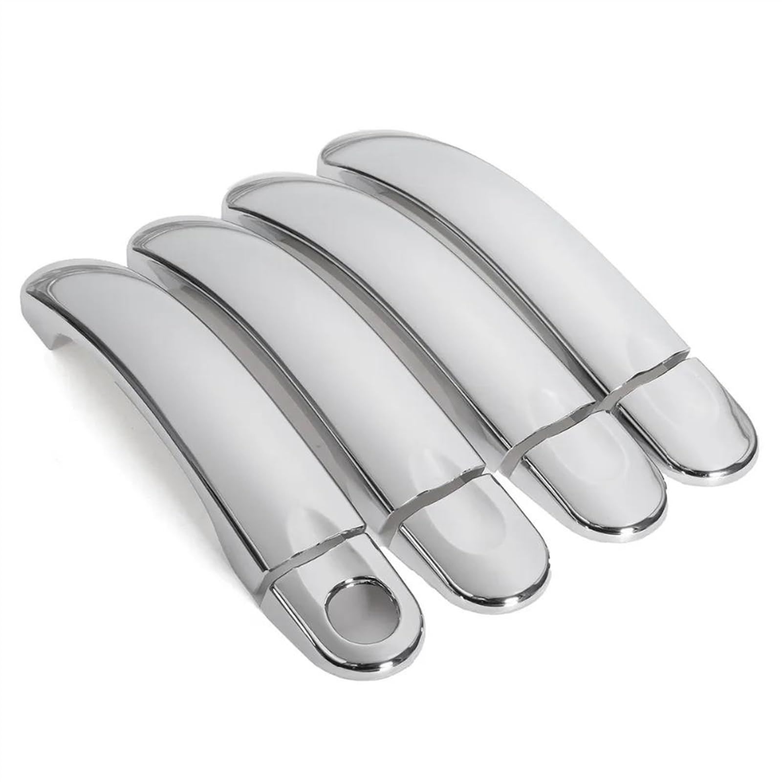 KJHOPY Car Door Handle Cover Exterior Trim Decoration for Touran for Caddy for T5 Transporter 2003-2015 Exterior Door Handle(OneColor)