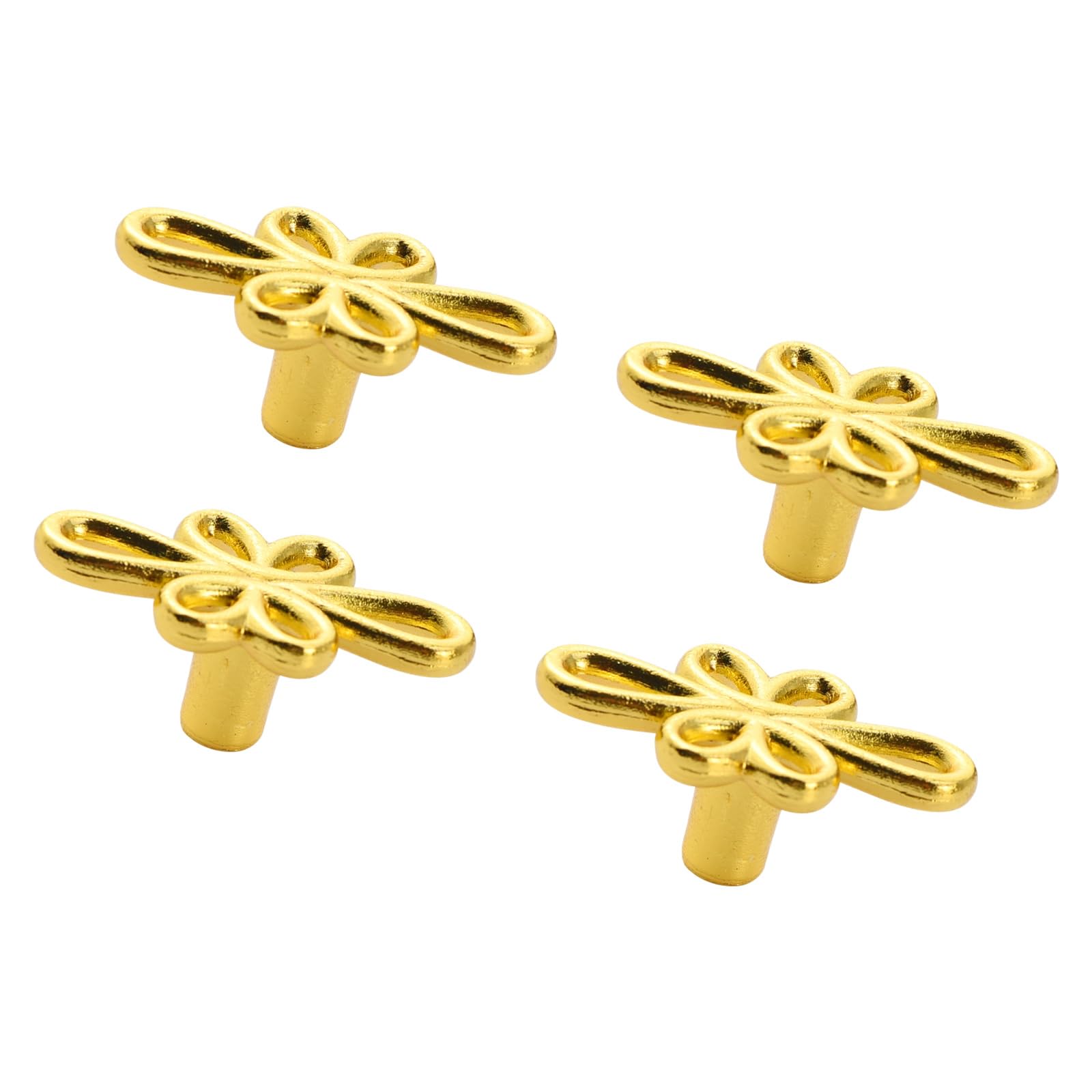 4PCS Knobs with Smooth Grip Pulls for Bedroom Kitchen Furniture Finish Kitchen Hardware