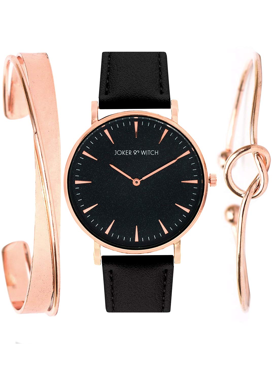 Joker & Witch Synthetic Miracle Black Dial Analogue Watch Bracelet Set For Women, Black Band (B08GM87MC4) Amazon Price History, Amazon Price Tracker