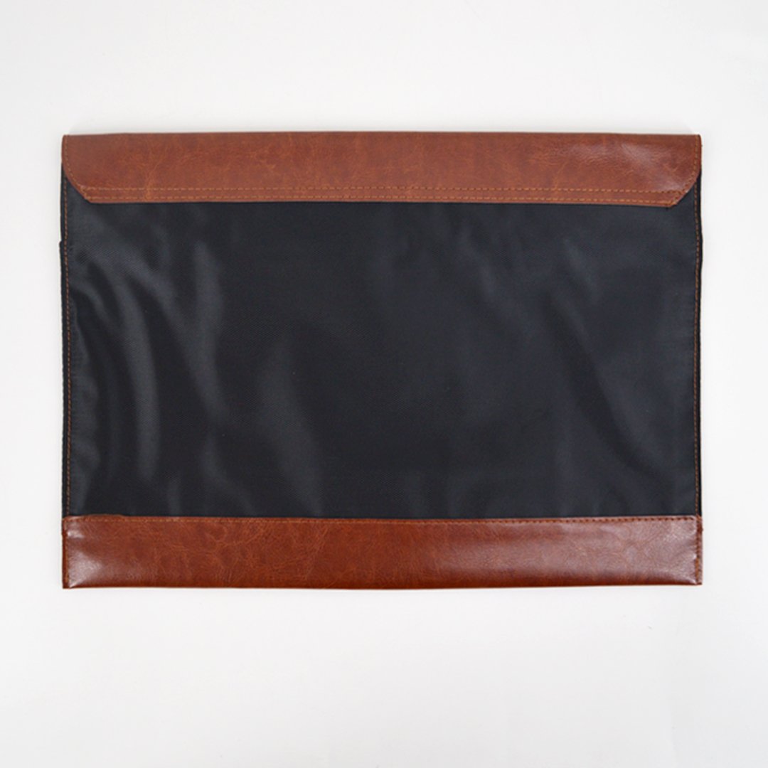 LA HAUTE A4 File Folder Pocket PU Leather Document Paper Bags Wallet Business Meeting Files Storage Organizer Briefcase - Image 3