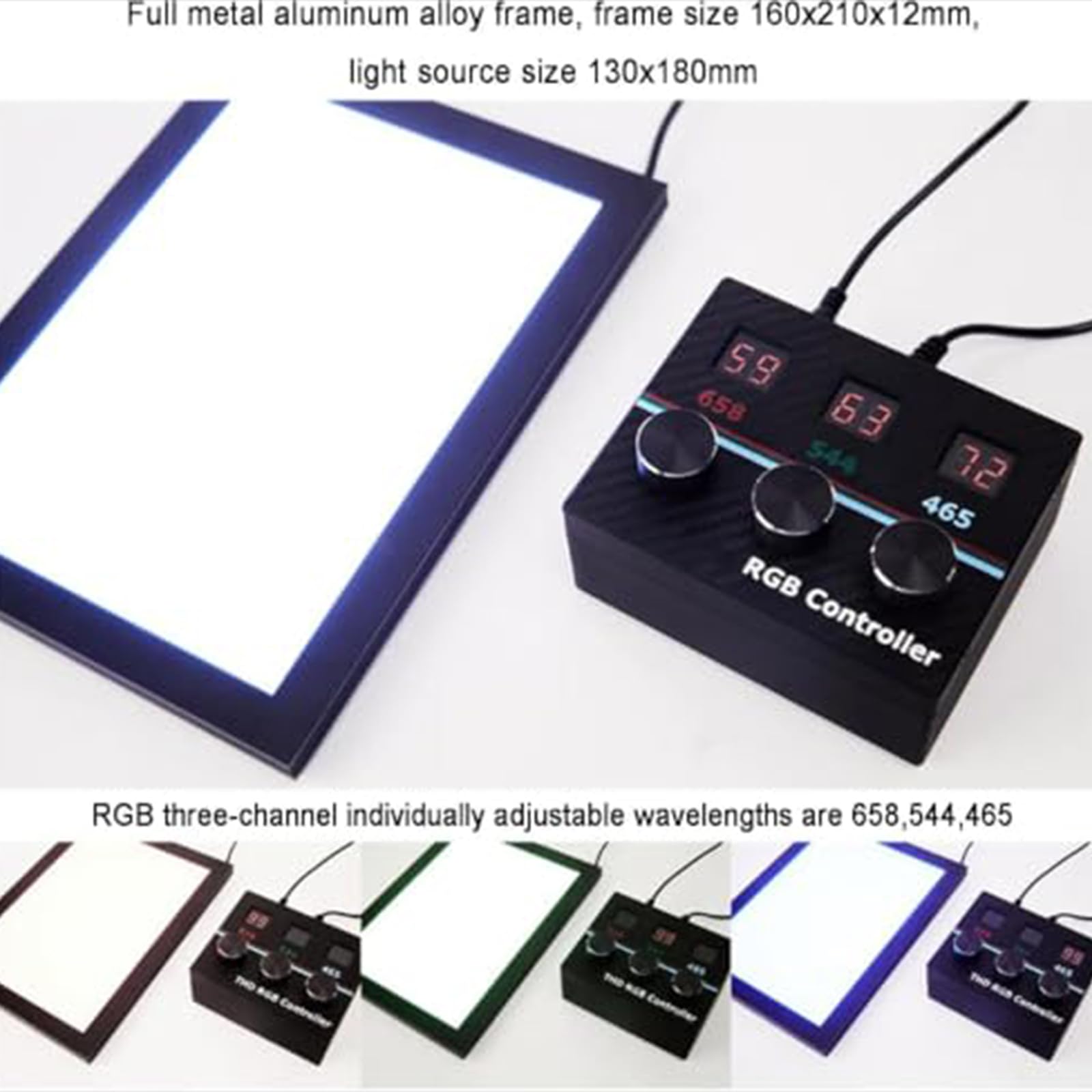 Podświetlarka RGB do Slajdów, Przenośna Przeglądarka Slajdów i Skaner