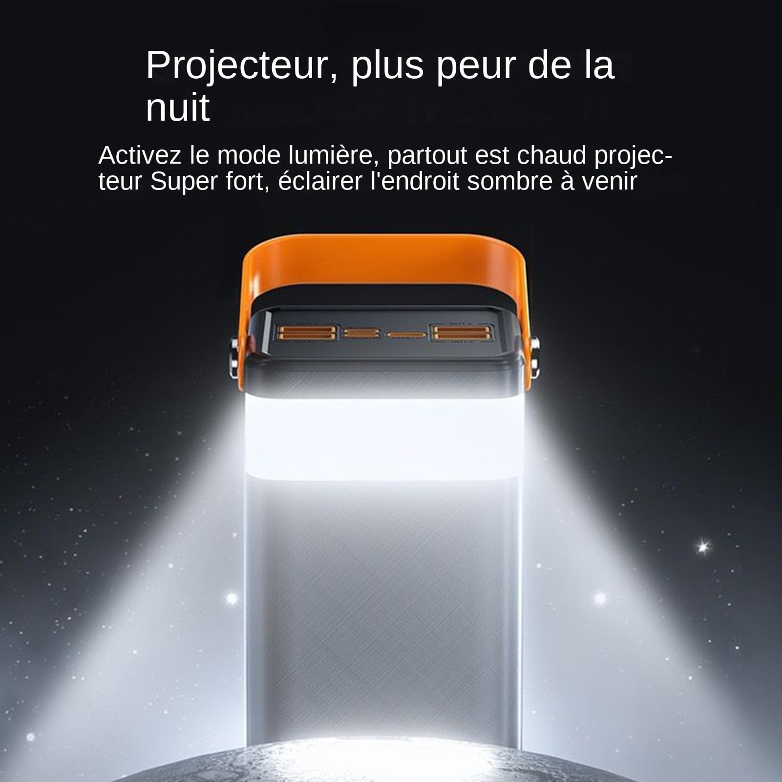 Batterie d'alimentation Solaire Portable 50000 MAh - Chargeur Portable