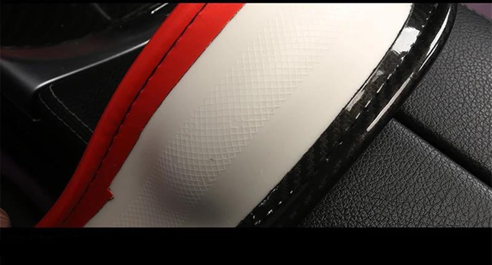Coprivolante Per Interni Auto In Pelle Antiscivolo Accessori Per Kia Per Rio 2 3 4 X Line Per Kombi Sedan(Purple O shape)
