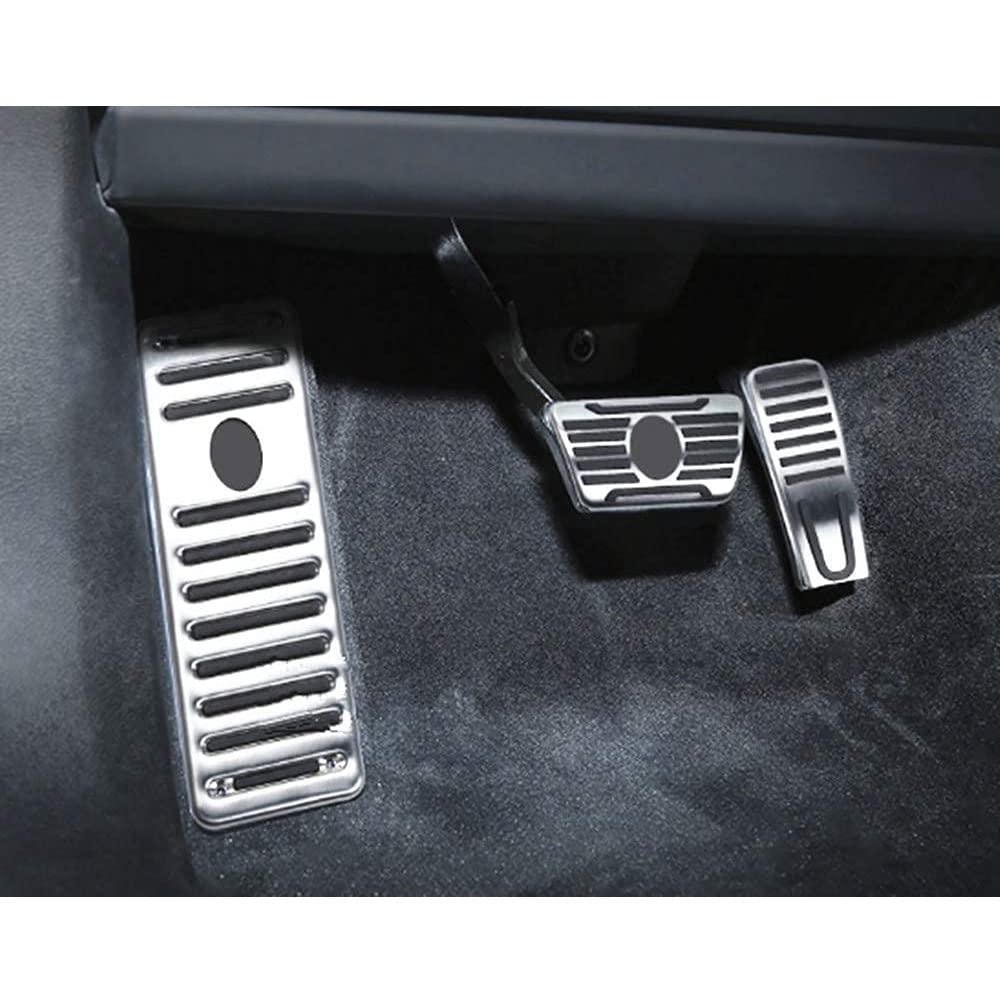 MOCATT Copri Pedale Per Maserati Ghibli E Quattroporte 2014-2019 - Acciaio Inossidabile, Design Sportivo