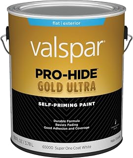 65000 White Pro-Hide Gold Ultra Exterior Super One Coat Primer, Flat, 1 Gallon