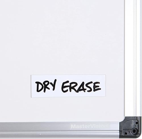 Miniatura 7 de MasterVision Rollo de cinta magnética de borrado en seco, 1" x 50' blanco