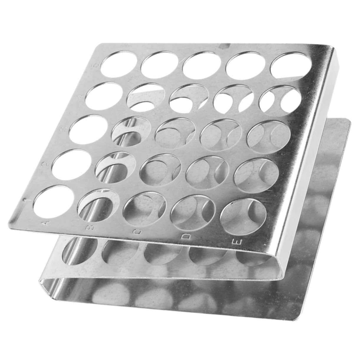4stücke Stainless Steel Test Tube Rack Z-förmiger Ständer Aus Edelstahl Für Labor Stabil Kompakt Und Praktisch Für Aufbewahrung Von Reagenzgläsern
