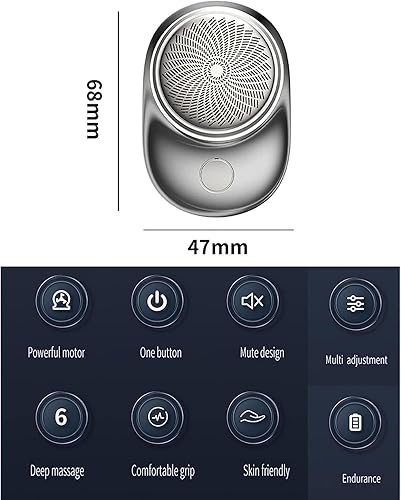 Miniatura 5 de Potente afeitadora Storm 2023 para hombres, afeitadora Zjoella, afeitadora Storm para mujeres, afeitadora recargable por USB, impermeable,