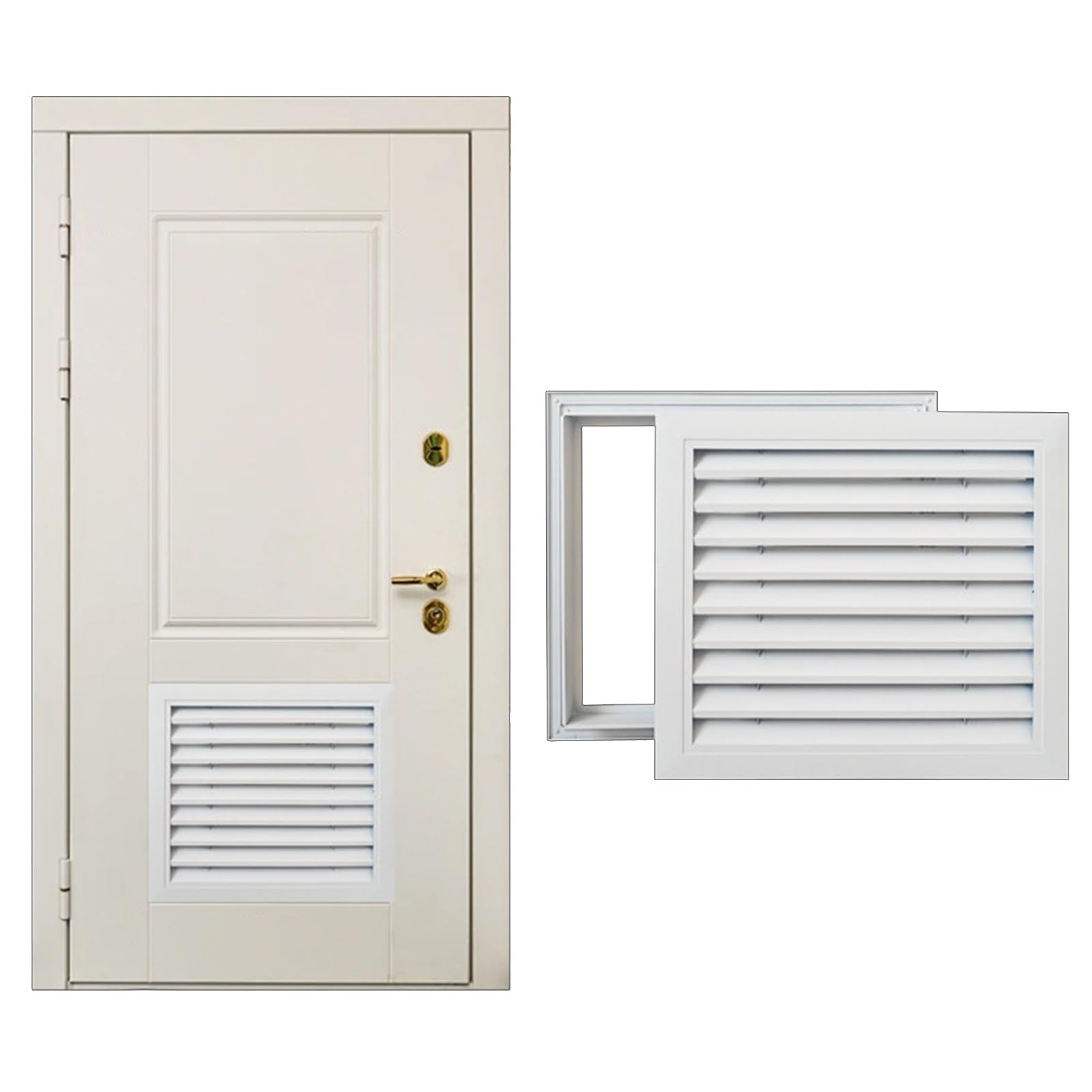 Konfigurowalny dwustronny grill wentylacyjny HVAC do kuchni i łazienki - stylowy otwór wentylacyjny do żaluzji ściennej, 31in x31in / 80 x 80 cm - poprawa wystroju domu i wydajności przepływu