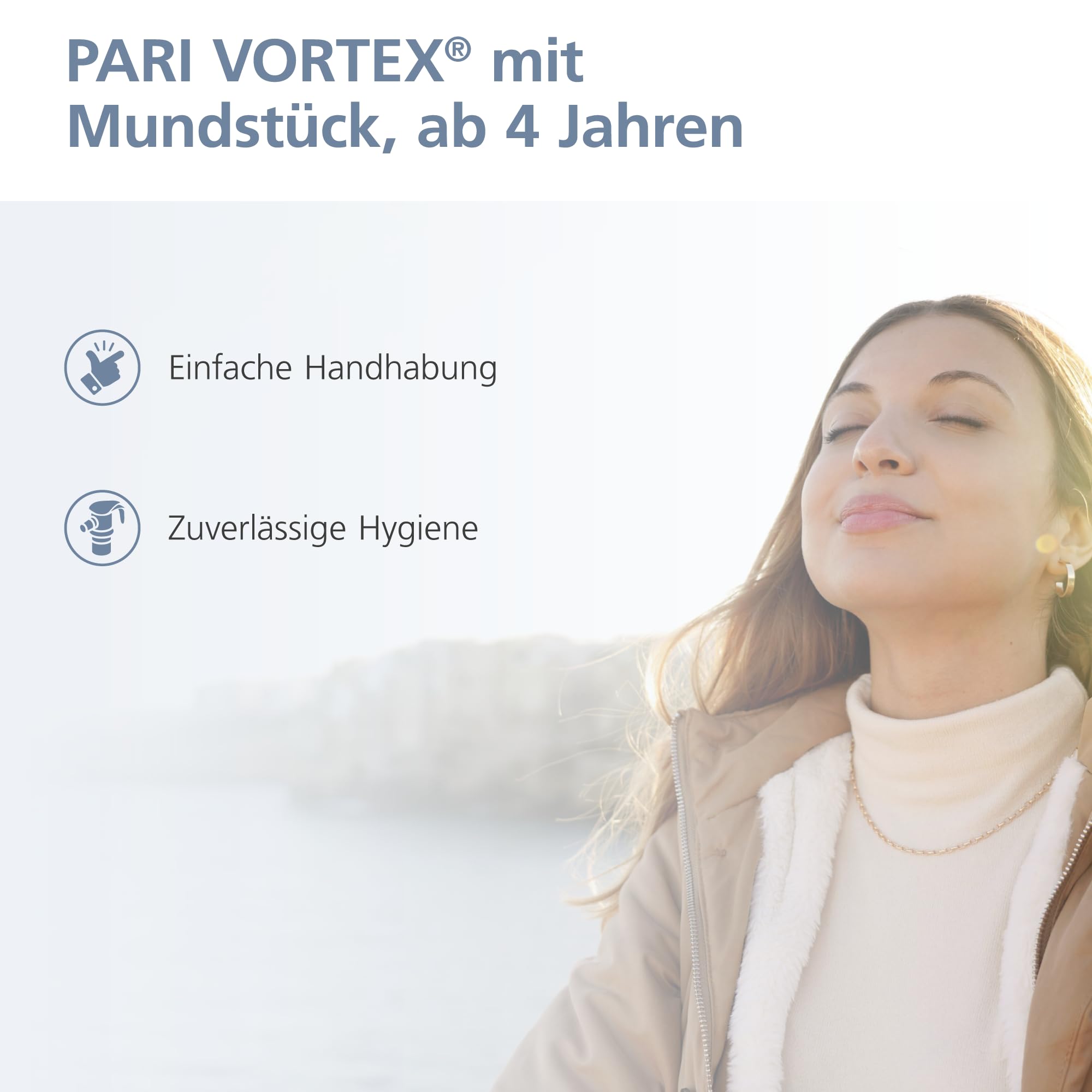 PARI Vortex Lot de 10 embouts avec valve - Accessoires pour inhalation de médicaments avec aide à l'inhalation - Pour adultes et enfants à partir de 4 ans