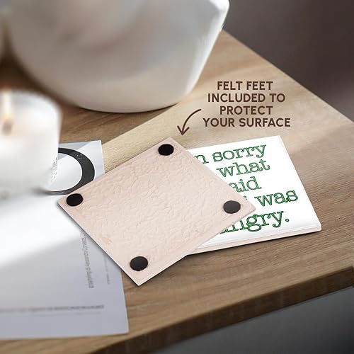 Miniatura 4 de 3dRose cst_171958_3 Lo siento por lo que dije cuando tenía hambre. Verde lima. Posavasos de cerámica para amantes de la comida, juego de 4