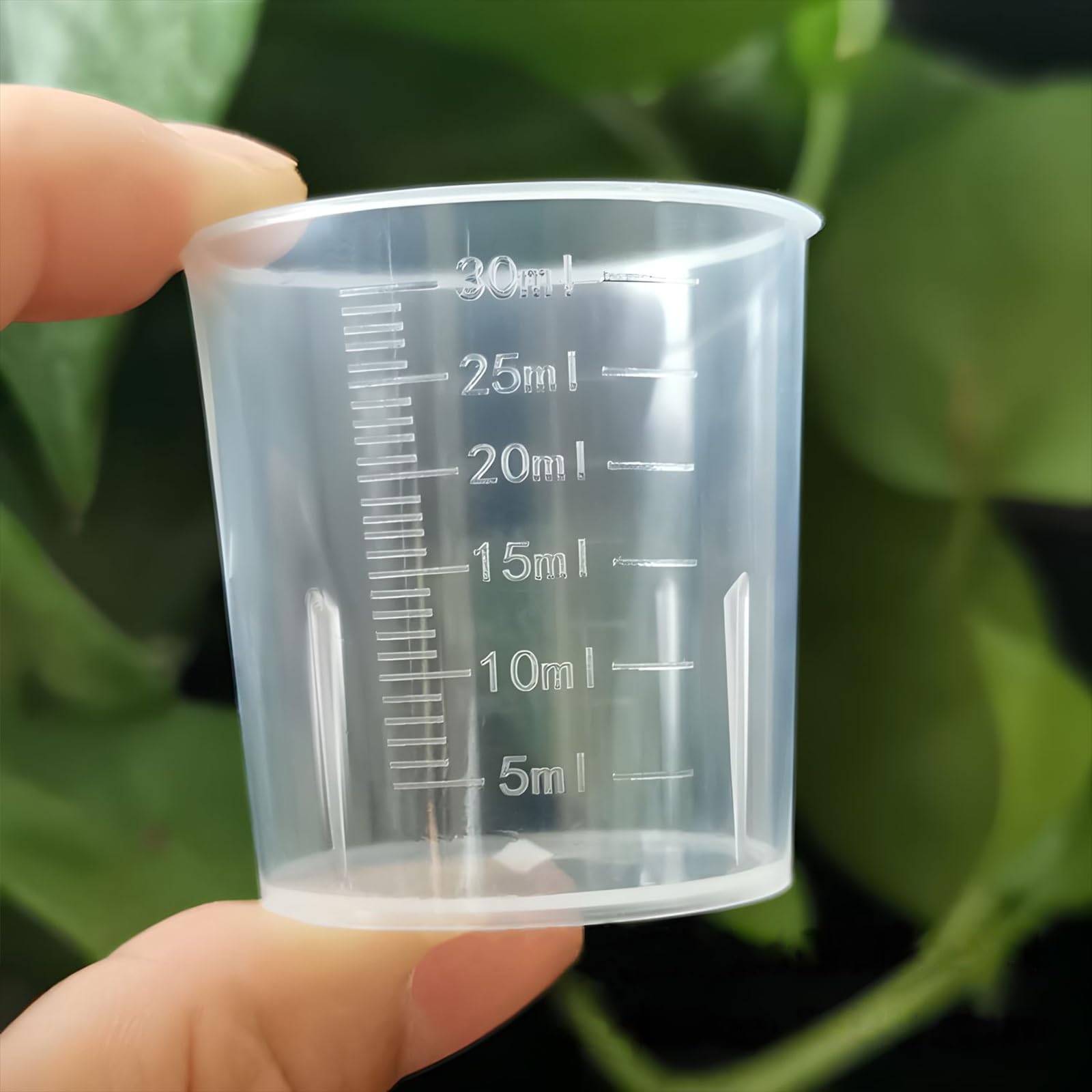 VERRE DOSEUR,50ml--Cône De Mesure En Plastique Transparent, Tasse à