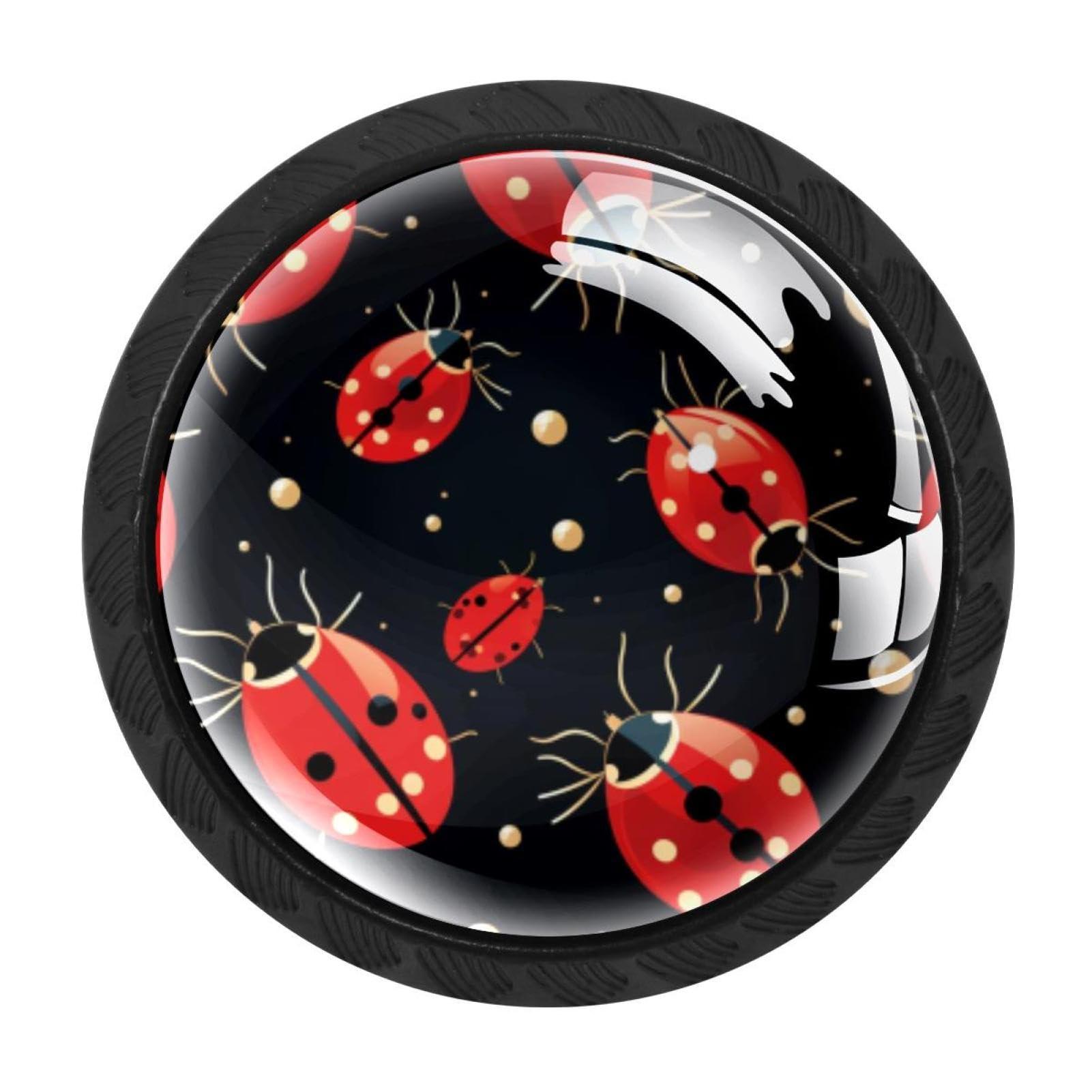 Chenzzzz Multicolored 13 4 Pack Ladybird Kitchen Cabinet Knobs Drawer Knobs Door Dresser Handles For Personalized Gifts Great For Any Occasion