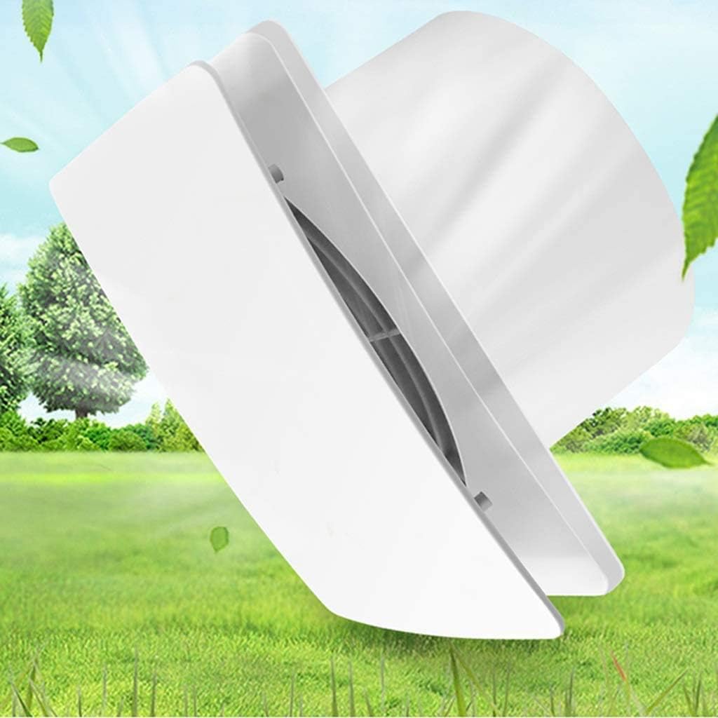 Window glass ventilating fan,Room Ventilation Fan, Plastic White Square Exhaust wall type household row mute