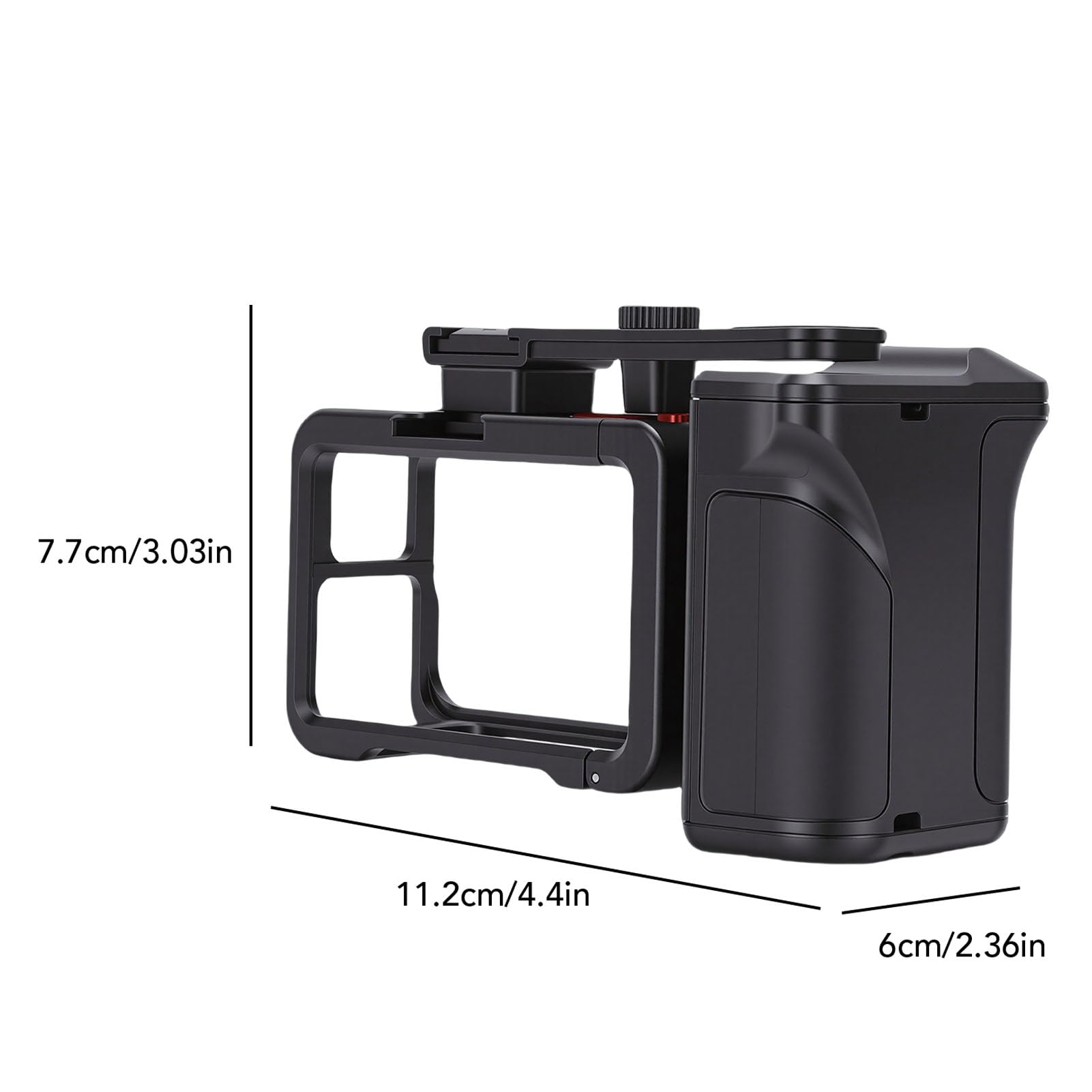 Kit Impugnatura per 5 Pro con Sgancio Rapido Magnetico e Design Antiscivolo per Fotografia di Strada in Plastica Ergonomica