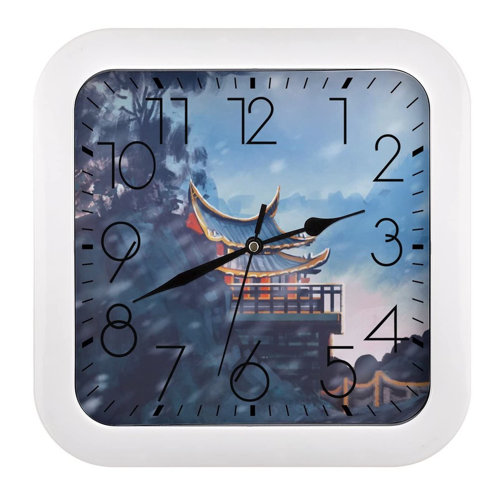 Horloge murale carrée de salon et cuisine pour sublimer votre intérieur