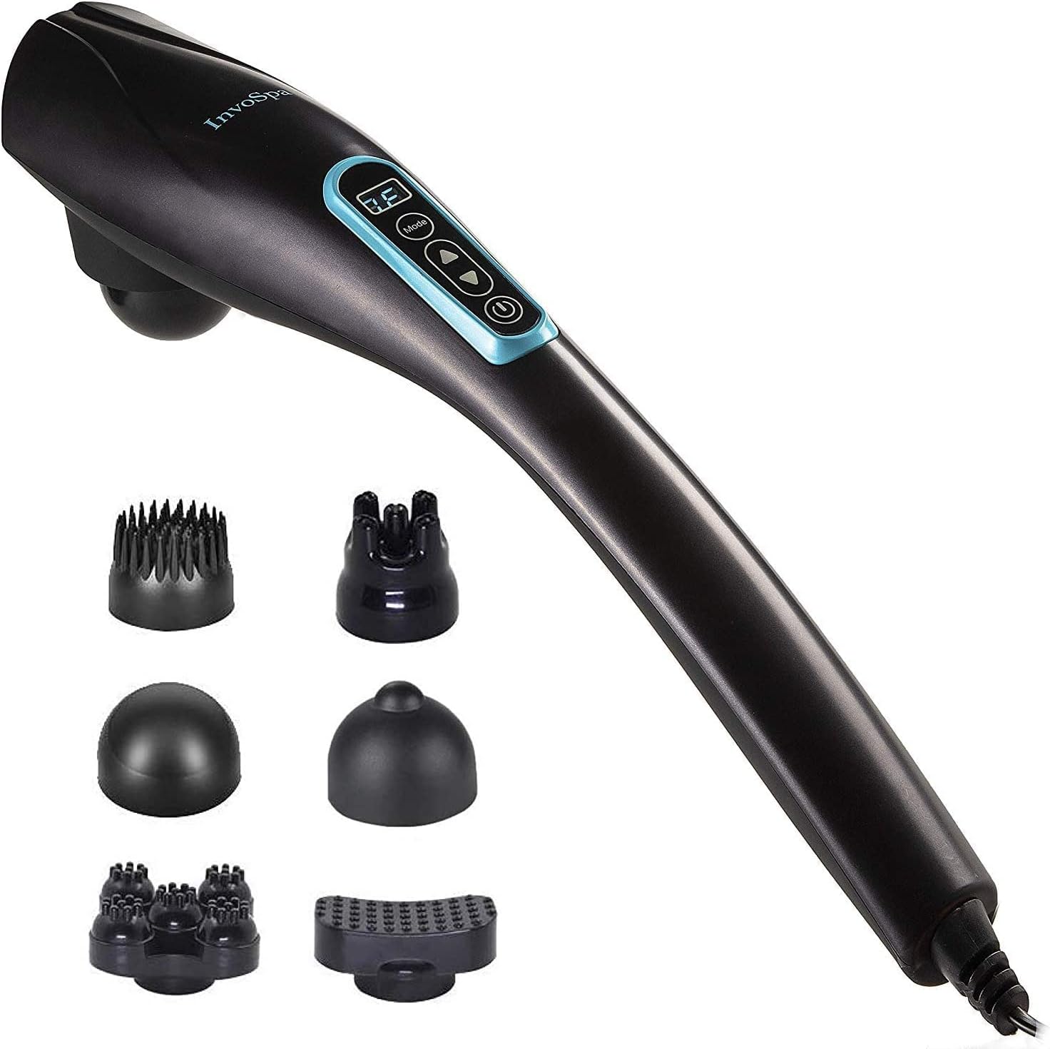 Handheld Percussion Back Massager - for Deep Tissue Massage - Electric Neck, Shoulder, Leg & Foot Massager, Muscle Circulation Pain Relief - Full Body Massage Wand - Portable for Home & Office Gift