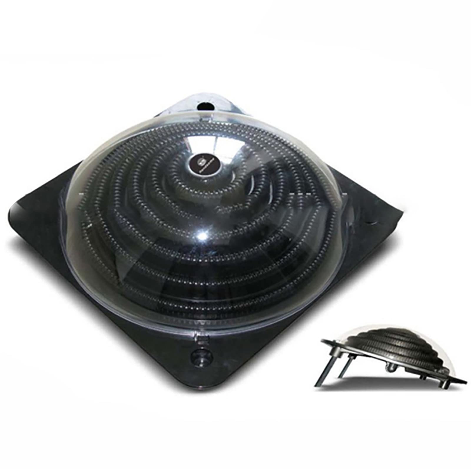 SLKTDE Solar Pool Heater, Swimming Pool Heaters, Thermal Pool Heating System Dome, Pool & Spa Pool & Spa Accessories, W/Hose Connector for Home Outdoor