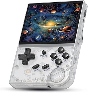 RG35XX Handheld Game Console 64G, Support 5470+ Classic Games, Linux System Quad core Portable Video Games Console, 3.5 Inch IPS Screen Retro Game Console Support Gamepad and HDMI Output TV