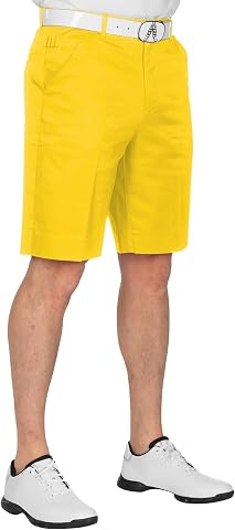 Royal & Awesome Men's Pink Thicket Golf Shorts