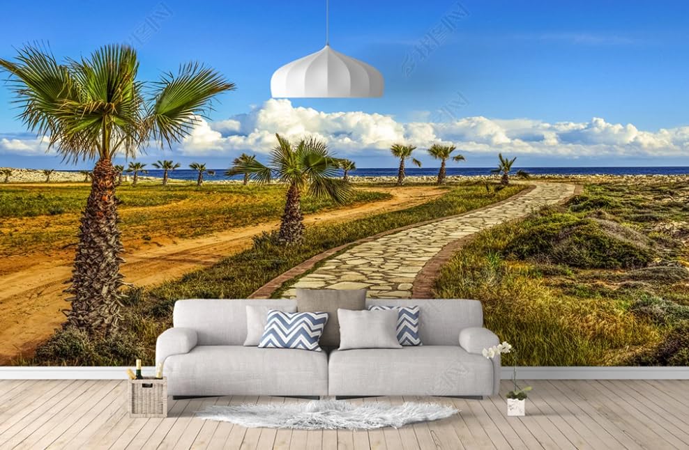 Papier peint intissé tropical poster géant mural salon et chambre 400x280 cm