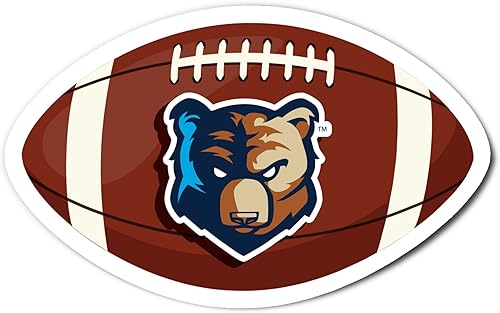 Bob Jones University BJU The Bruins - Adhesivo de vinilo para ordenador portátil, botella de agua para coche, álbum de recortes (logotipo de fútbol)