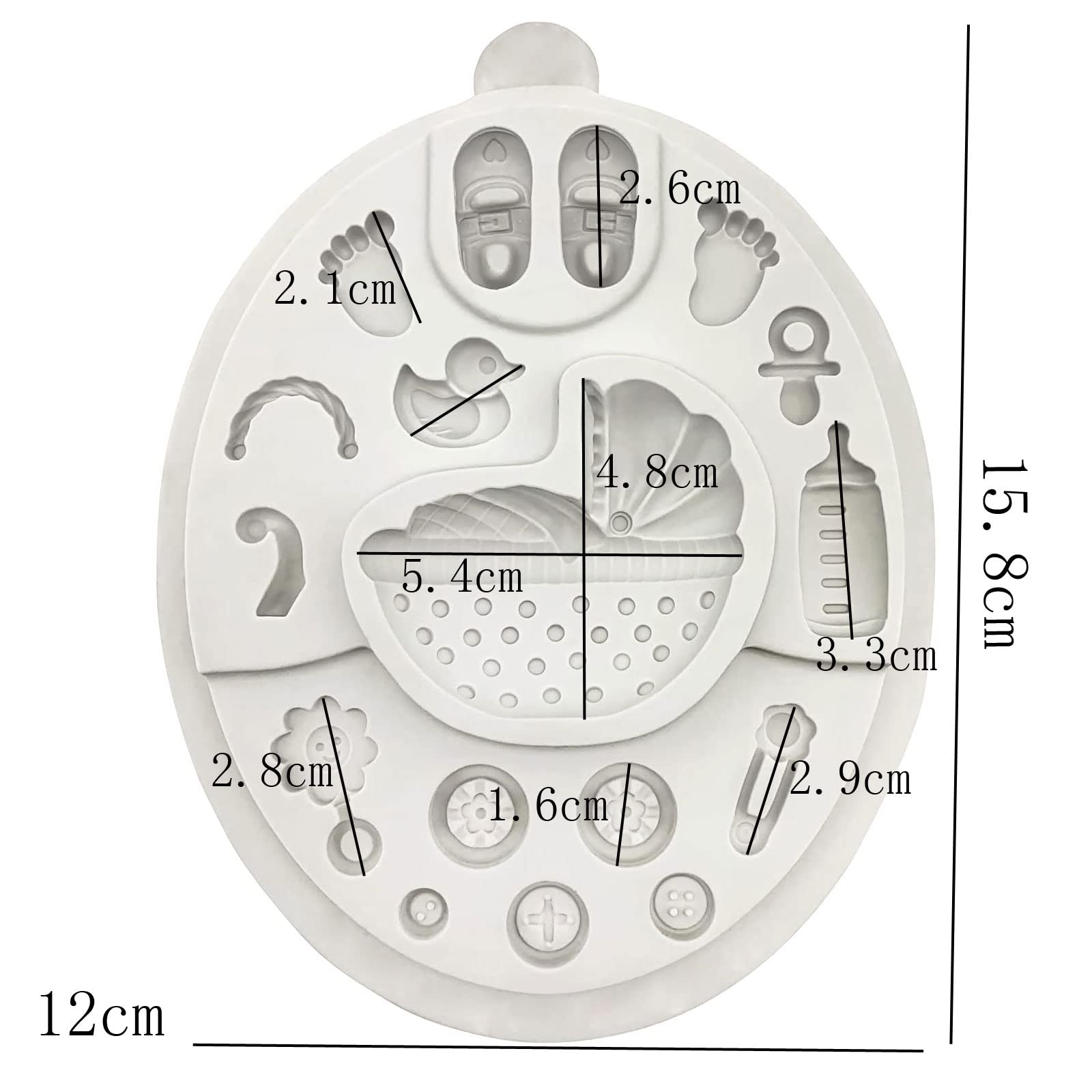 ZHUOJIE Baby Accessories Silicone Mould Fondant Cake Decorating Tool Gumpaste Mould Sugarcraft Chocolate Forms Bakeware Tools