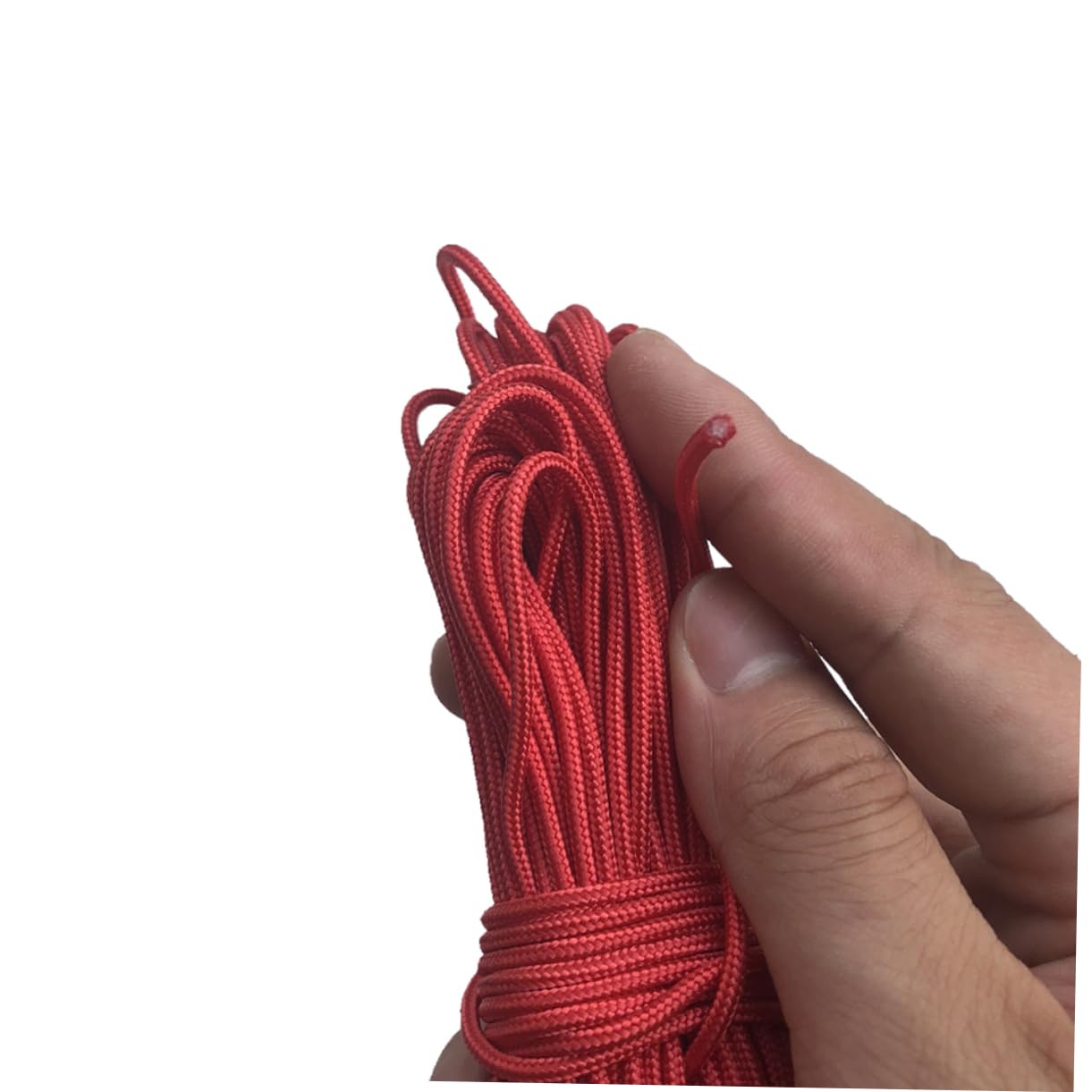 SUPVOX 20M Compound D Ring Rope Durable String Release Aid for Compound Accessories Red for Release and Equipment