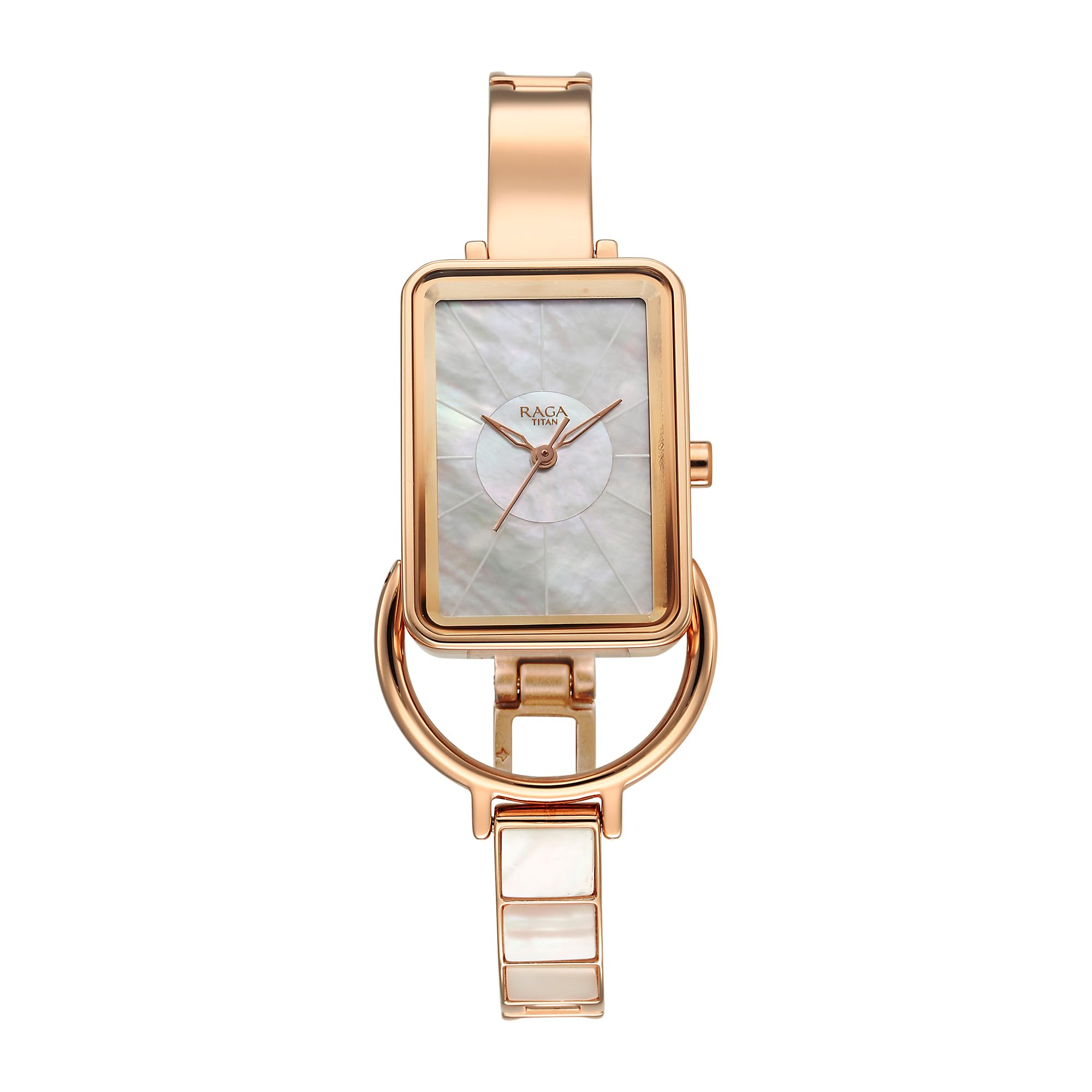 Titan Raga Power Pearls Quartz Analog Mother of Pearl Dial Metal Strap Watch for Women-NS95223WM01F (B0CLRGD575) Amazon Price History, Amazon Price Tracker