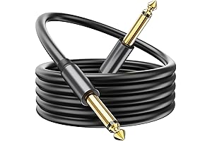 Bass Lovers Choice: 10Ft Guitar Cable - the Ultimate Chord for Smooth Bass Lines