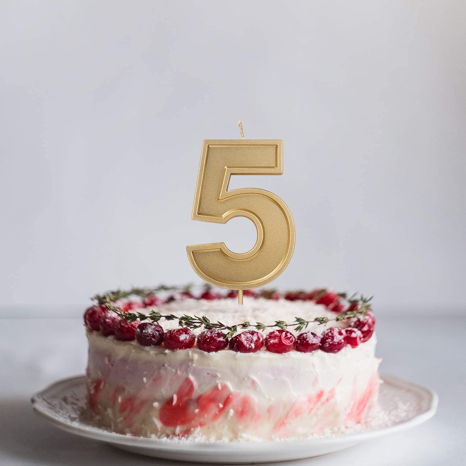 Amazon.com: 3.94 Inch Oversized Number Birthday Candle Large Gold