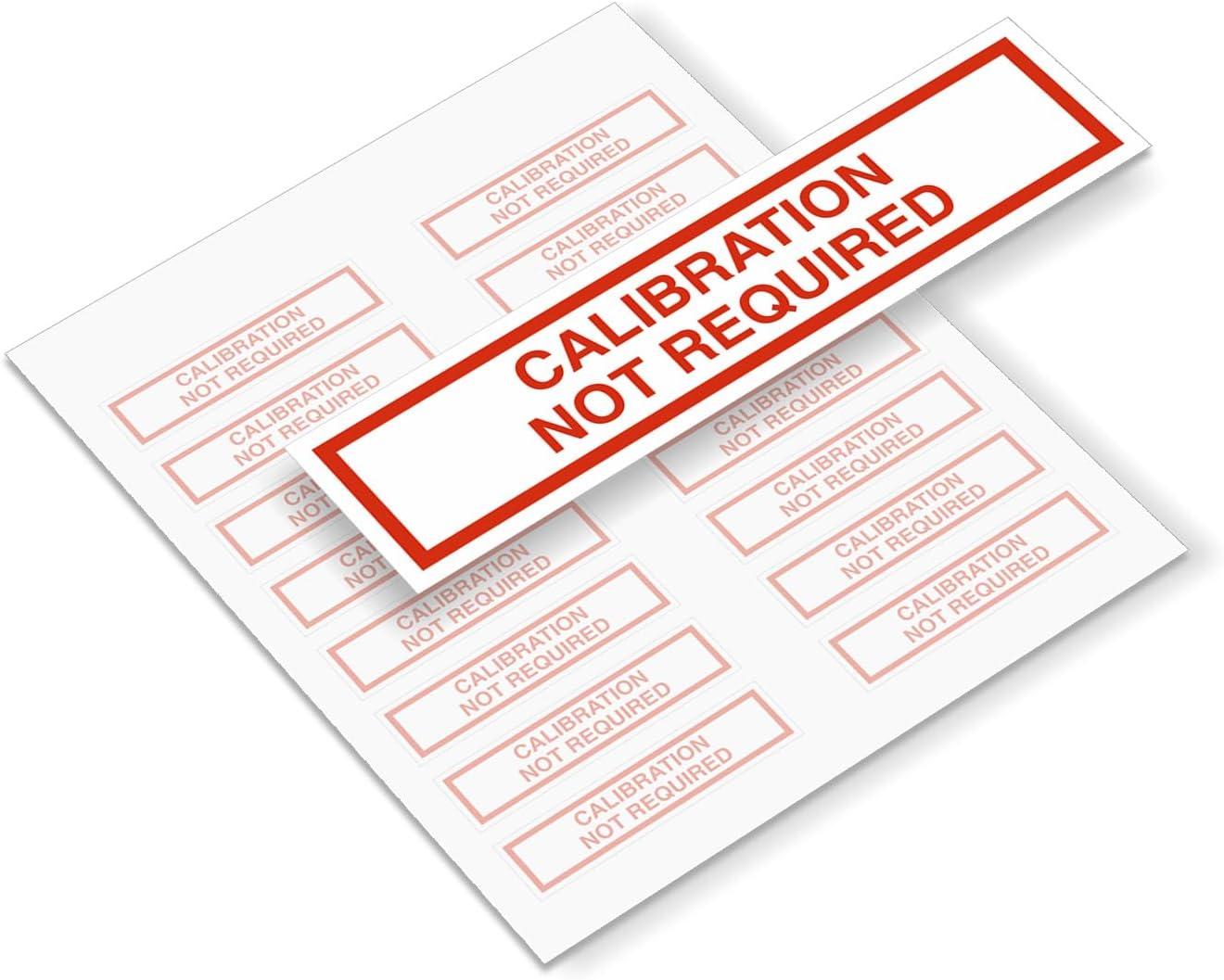 SmartSign Calibration Not Required Labels Pack of 160, 2