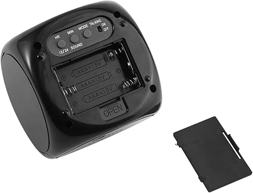 Miniatura 7 de Reloj despertador digital de proyección con estación meteorológica, pantalla LCD digital de proyección de pared, pantalla de temperatura, pantalla