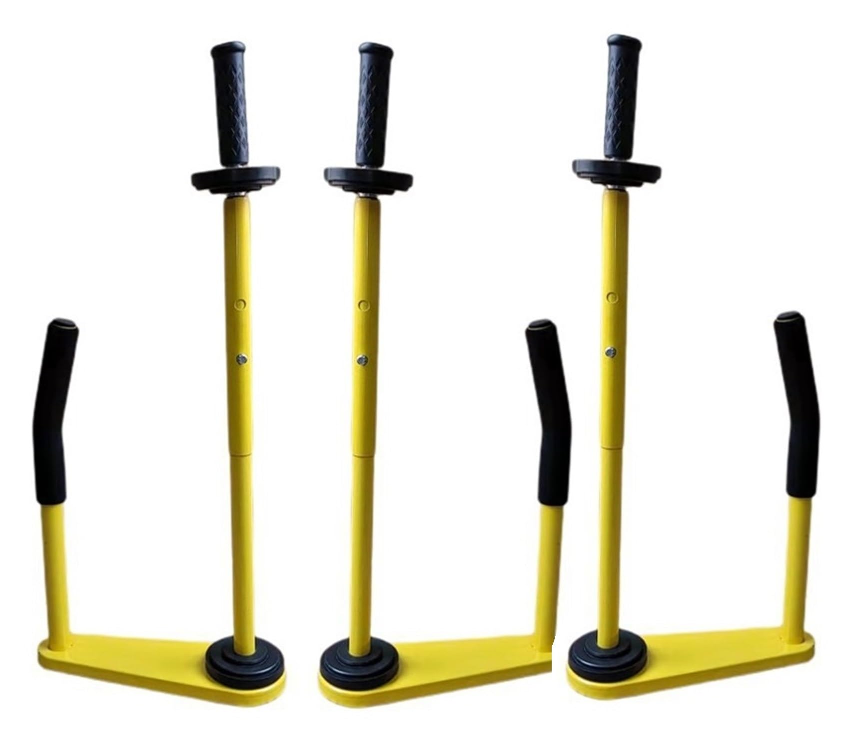 Lot de 3 dérouleurs de film étirable pour emballage ? Dévidoir manuel professionnel ergonomique pour film étirable, convient pour une largeur de film de 30 à 50 cm, robuste et durable ? Dévidoir pour