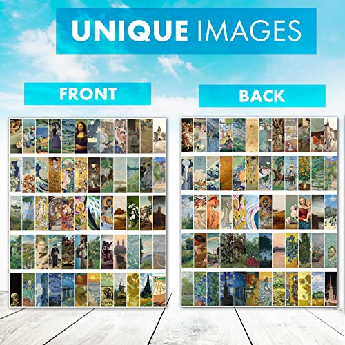 Aesthetic Bookmarks For Book Lovers - 60 Artwork Book Markers For Women & Men - Double-Sided Bulk Bookmarks For Kids & Teens - Unique & Cool Book Markers For Men Book Accessories By Livin Harmony #TOP4