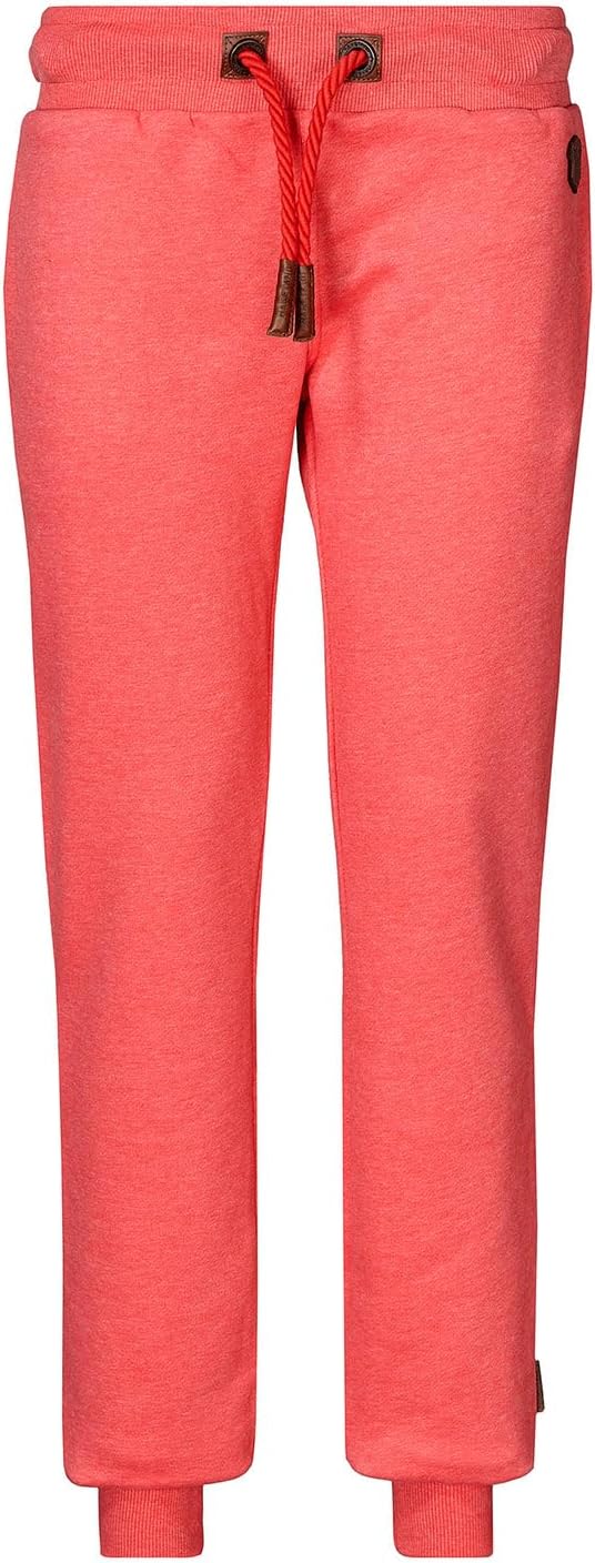 (-41%) Naketano Damen Sweatpants Deine Muttaaa, Farbe:Cherry red Melange, Größe:M