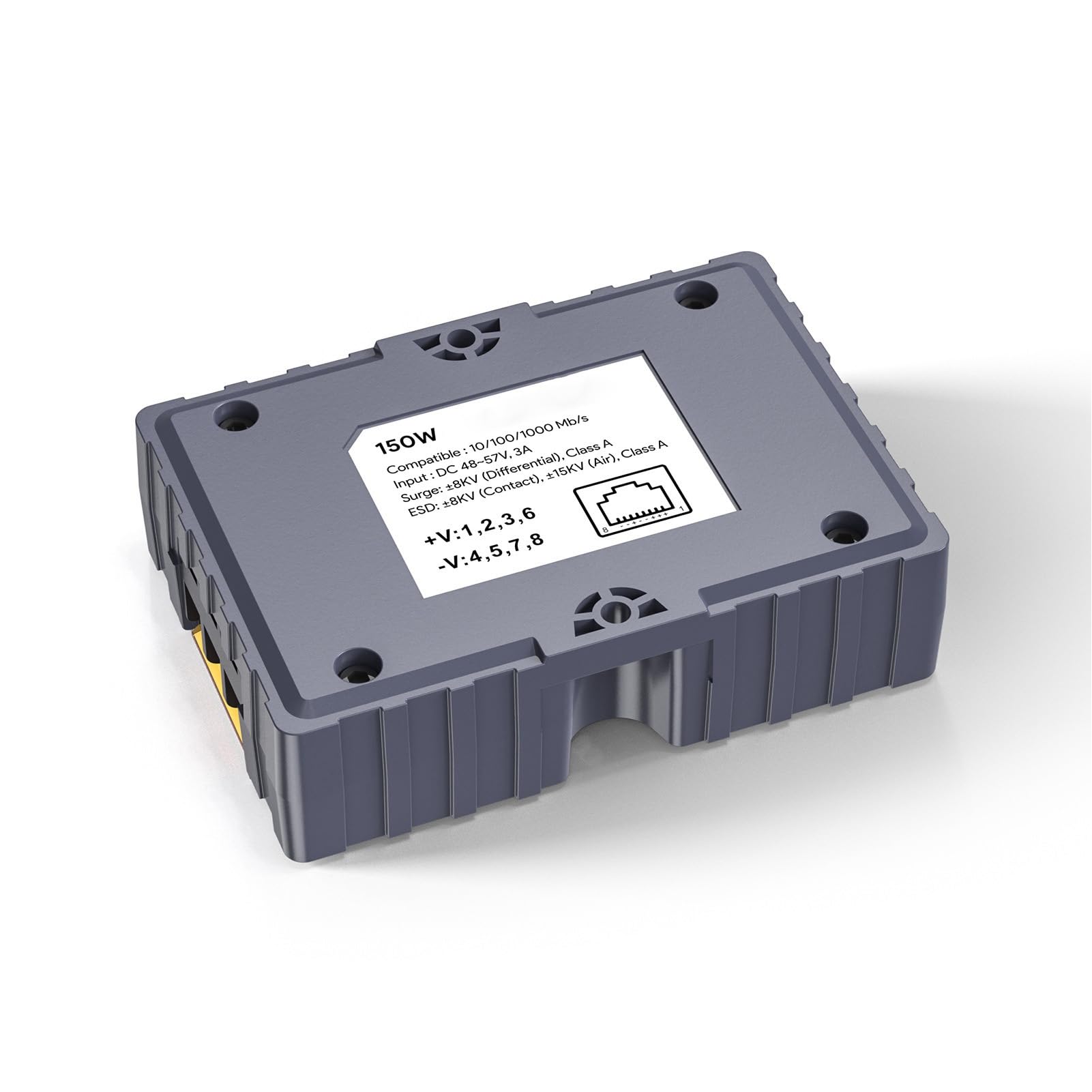 Chrees Iniettore Power Over Ethernet Gigabit Stabile da 144 W per Connessioni di Rete Satellitare Dish V2