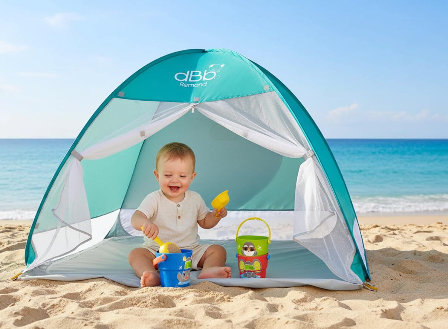 dBb Remond Maxi Tente Anti-UV Bébé, Protection Solaire UPF 50+, Sytème Pop Up