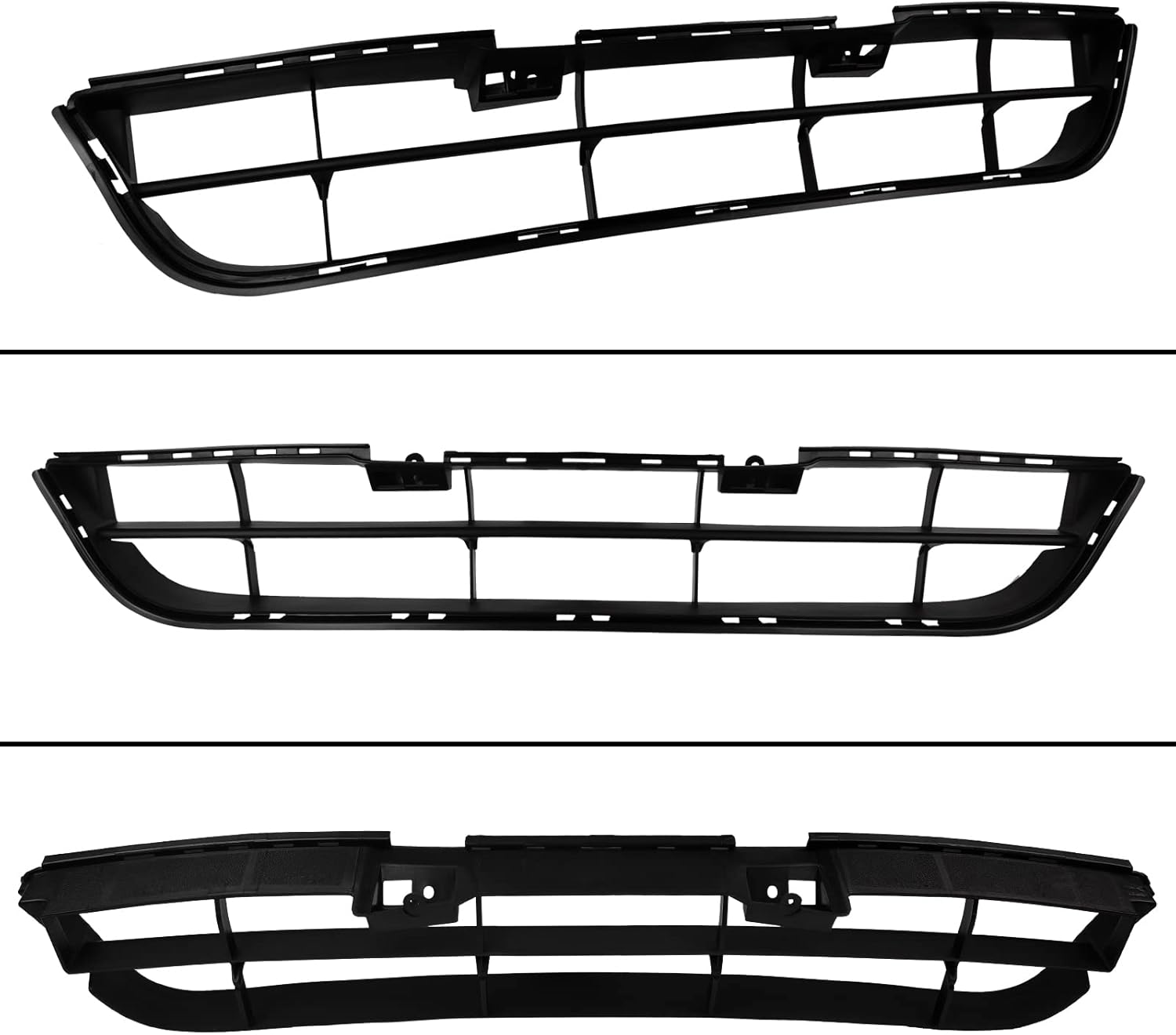 YLT AUTO Front Bumper Cover Lower Center Grille Replacement Shroud Front Air Inlet for 2006-2007 Accord Sedan 4DR