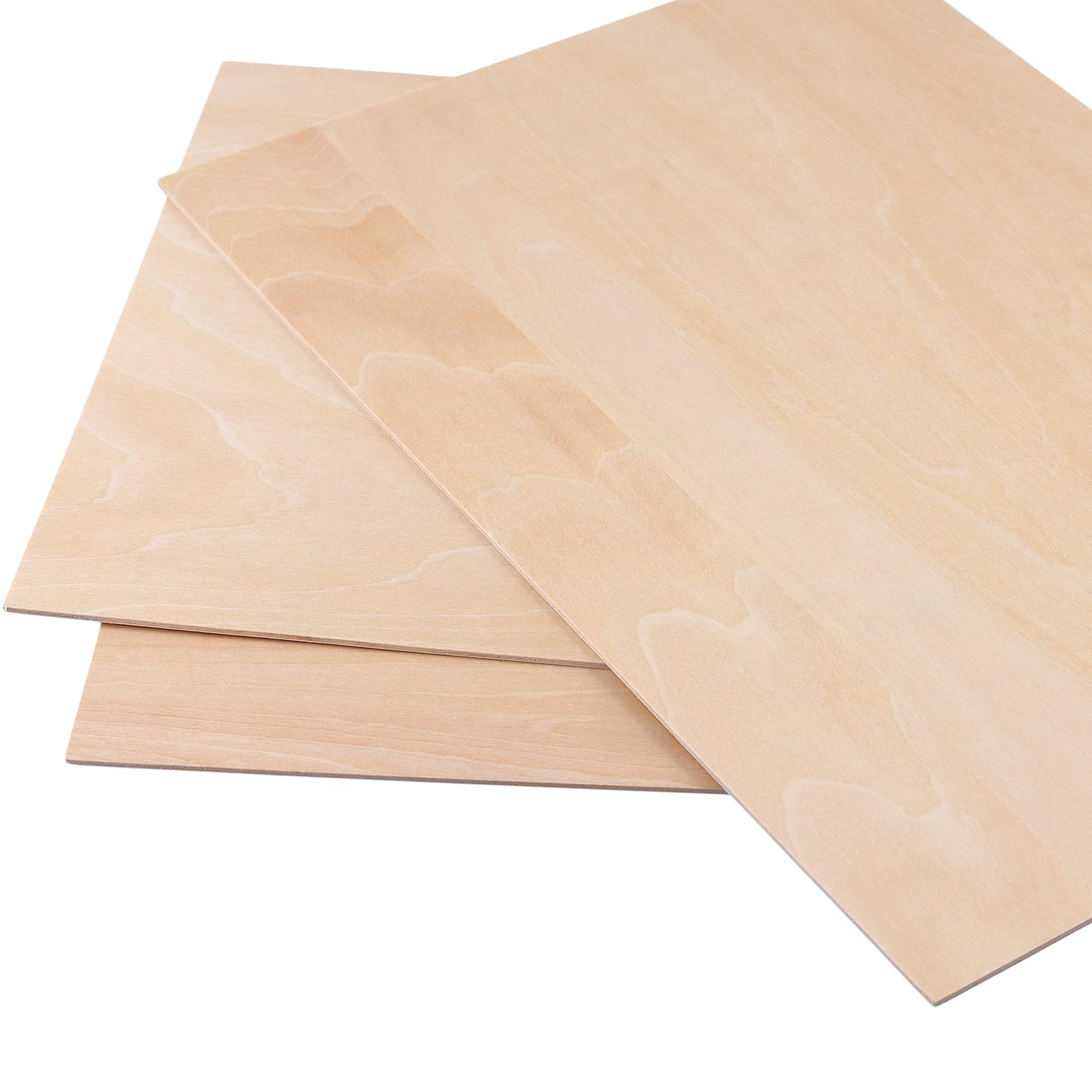 15 fogli di legno di tiglio da 1,5 mm, 300 x 200 mm, pannelli in compensato naturale, A4 non finiti per progetti fai da te