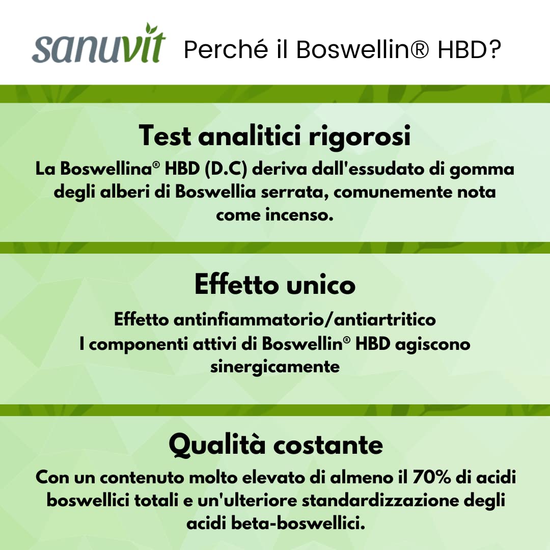 Sanuvit® - Cápsulas de Incienso 500 mg | Altamente dosificado con 500mg de Boswellia serrata india por cápsula | Alta biodisponibilidad | con Boswellin® | Vegano | 180 cápsulas