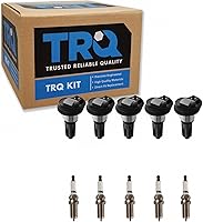 Vista 68 de Kit de Bobina de Encendido y Bujía de TRQ 8 Piezas Bujías de Iridio Compatibles con Toyota Tacoma 2005-2014 4Runner 2010 Tacoma 2015-2021