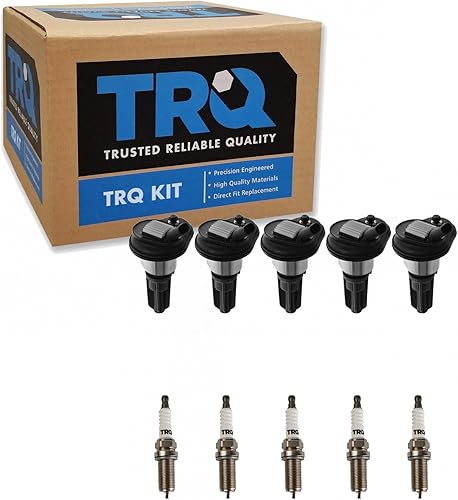 Miniatura 70 de TRQ Kit de bobina de encendido y bujía Iridium 12 piezas compatible con Ford Explorer 2020-2021 Police Interceptor Utility Lincoln Aviator con V6