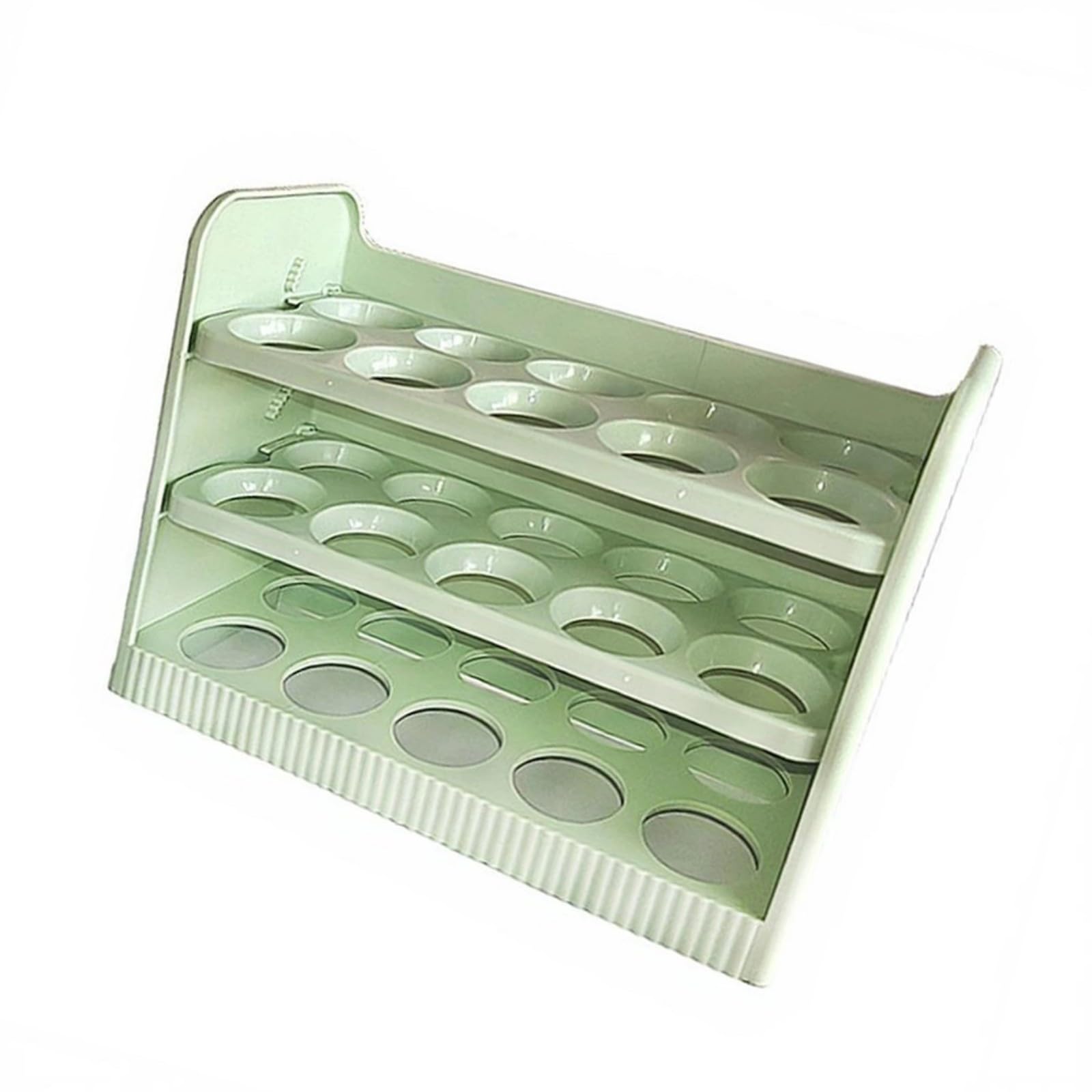 APGLSXY Fridge Mounted Eggs Holder with Visible Layers for Easy Counting and Organized Chicken Eggs Placement Fridge Door Holder