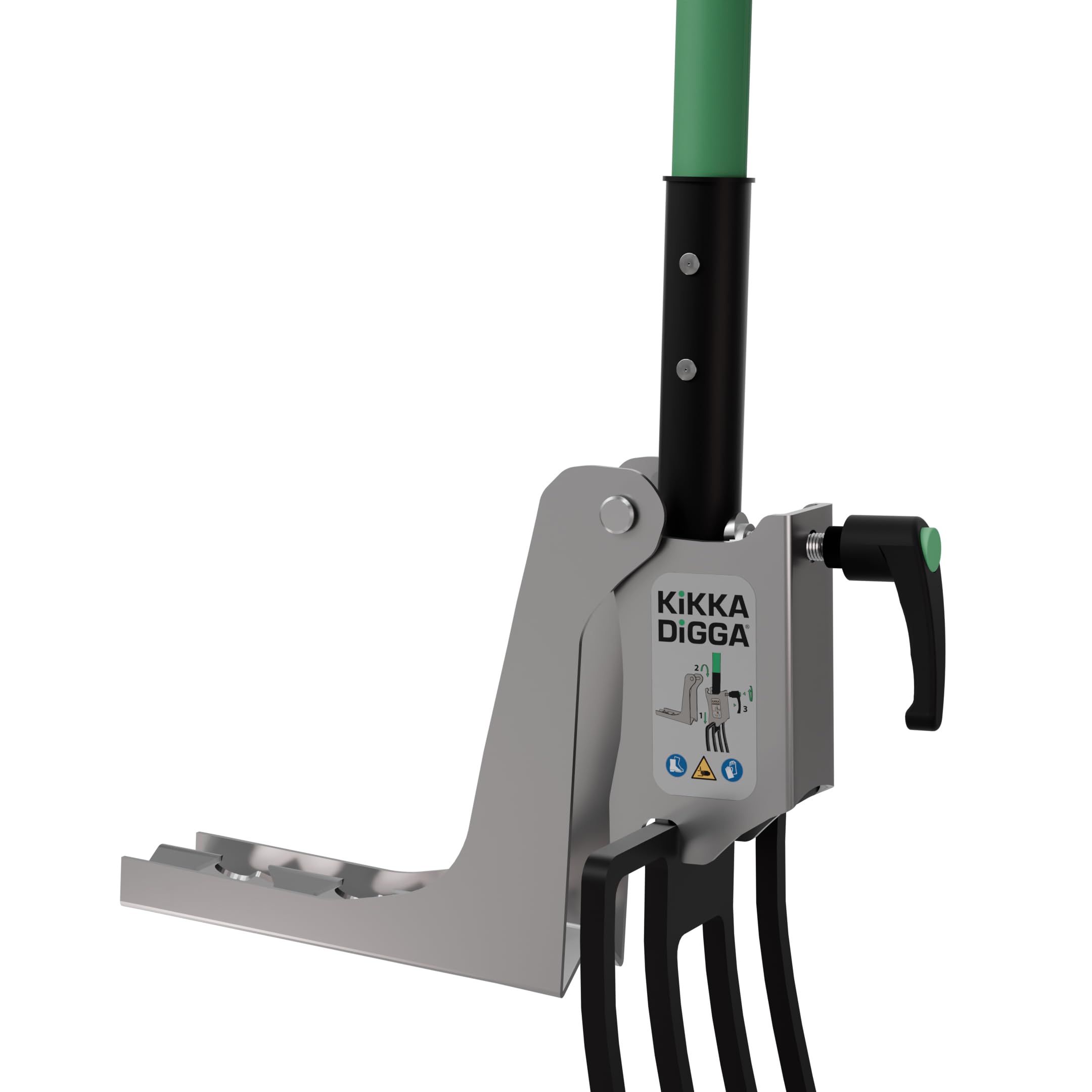 Kikka Digga – Portable Digging Assistant for your Garden Fork or Spade